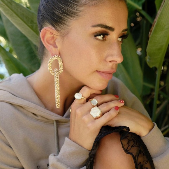 NWT Sandra Mansour x H&M 6-Pack Rings sz XS/S - Picture 8 of 8